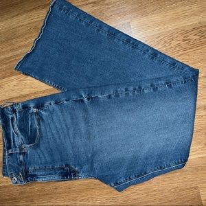 Hi rise artist flare jeans